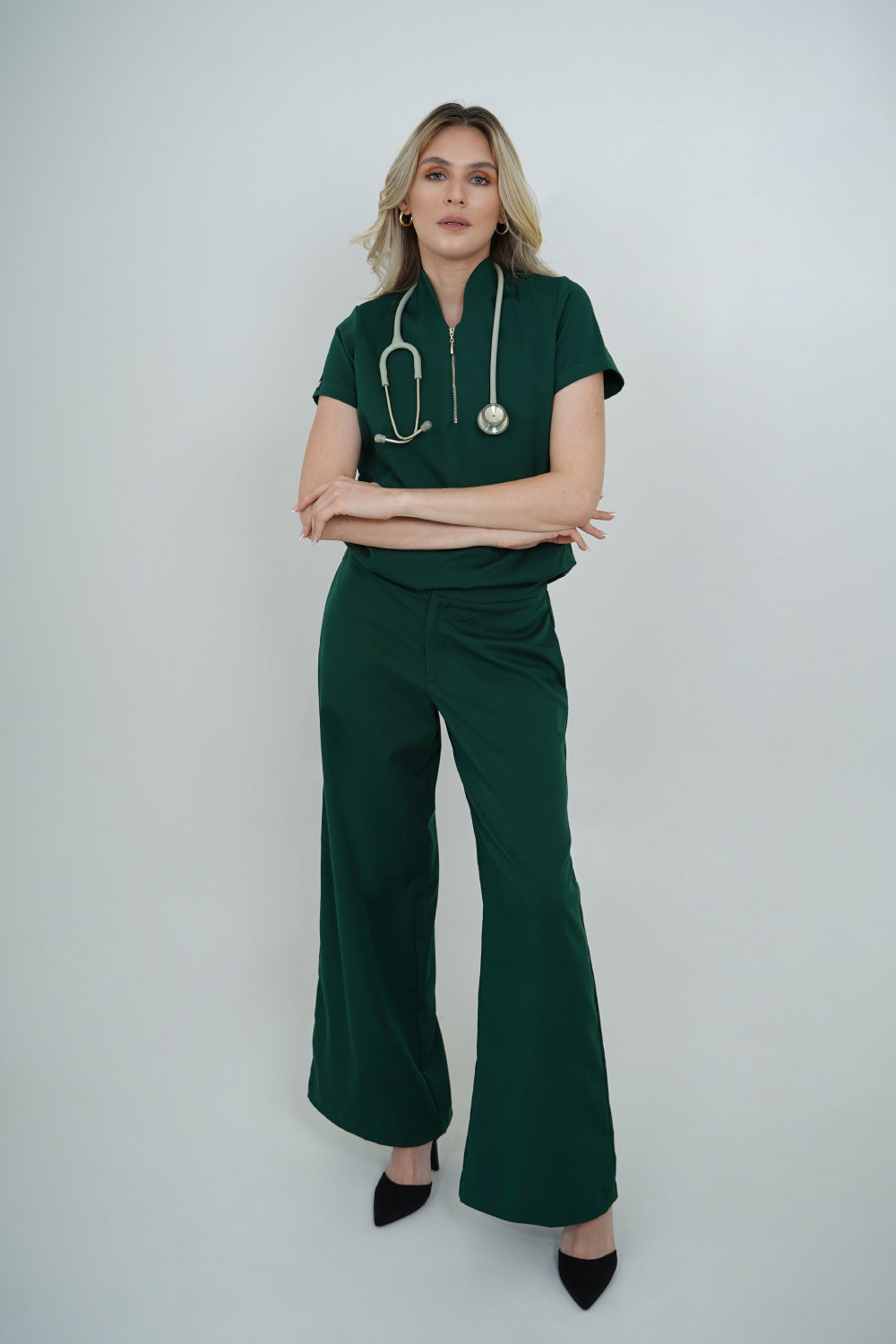 Camisa Luxy Verde Pino