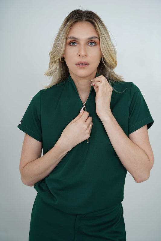 Camisa Luxy Verde Pino