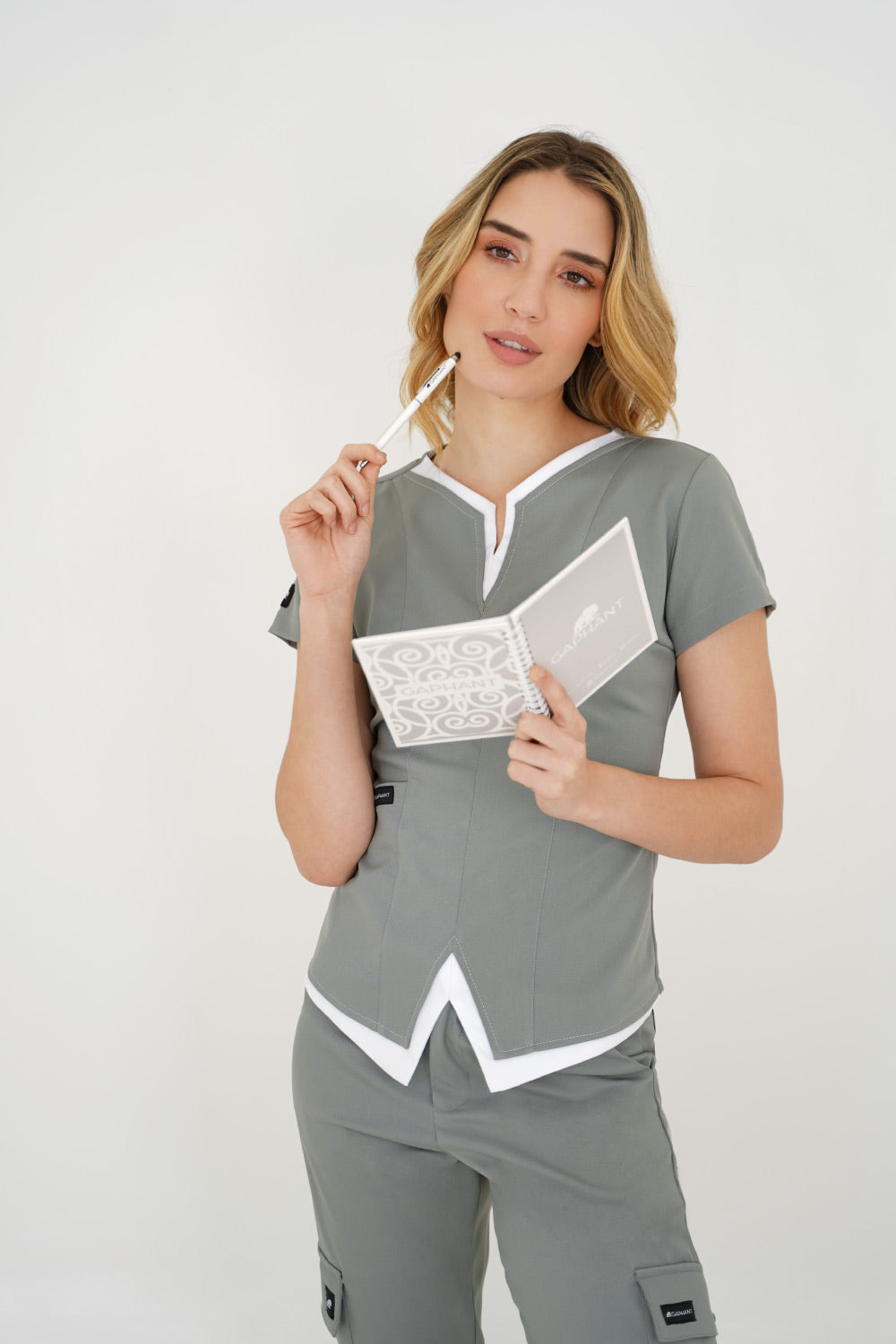 Camisa Uniforme W Gris