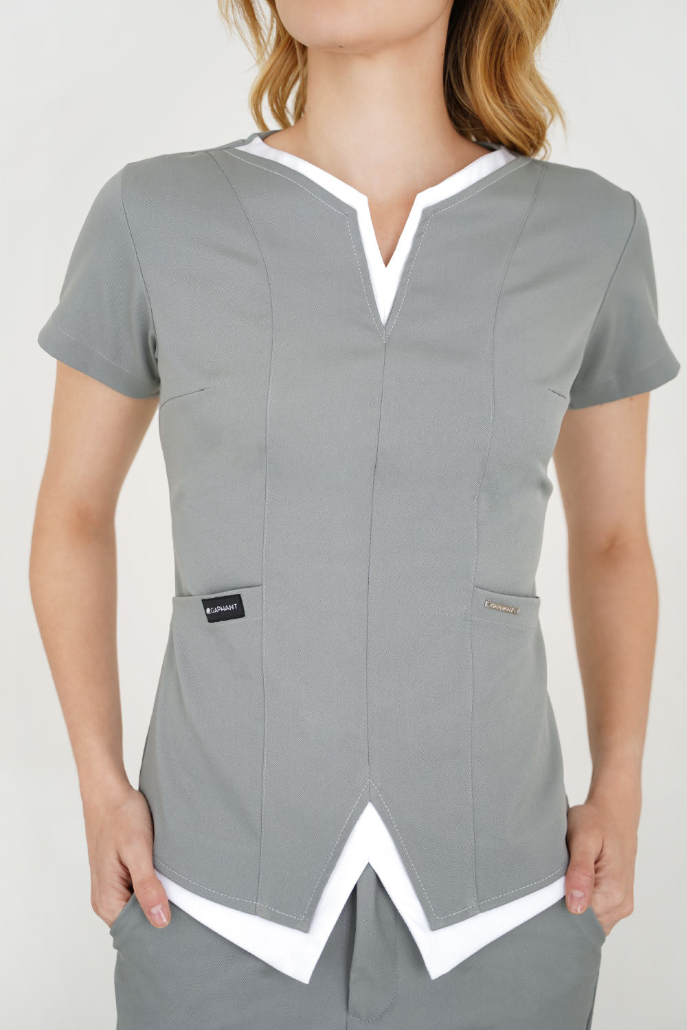 Camisa Uniforme W Gris
