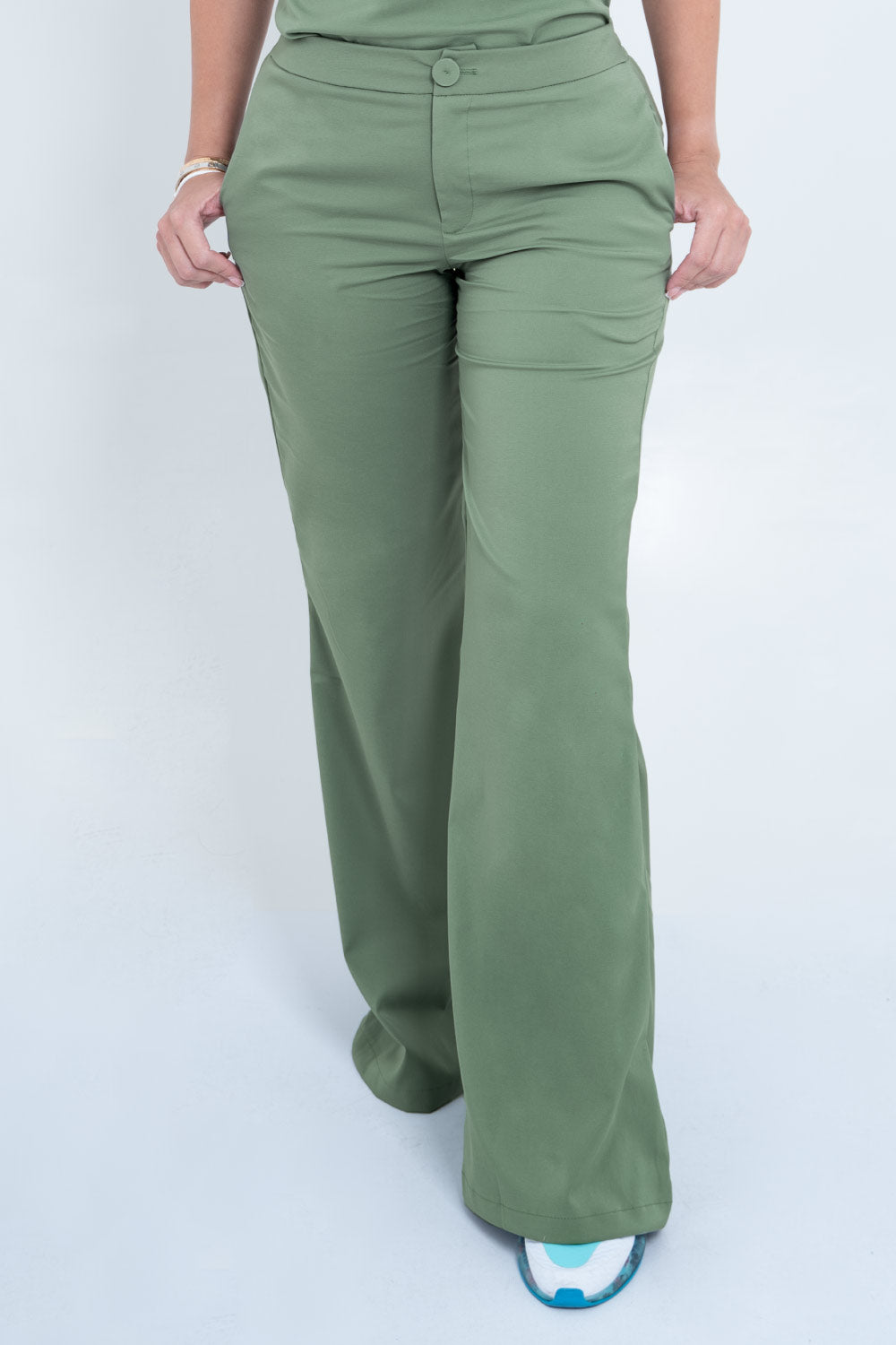 Leticia Olive Green Trousers