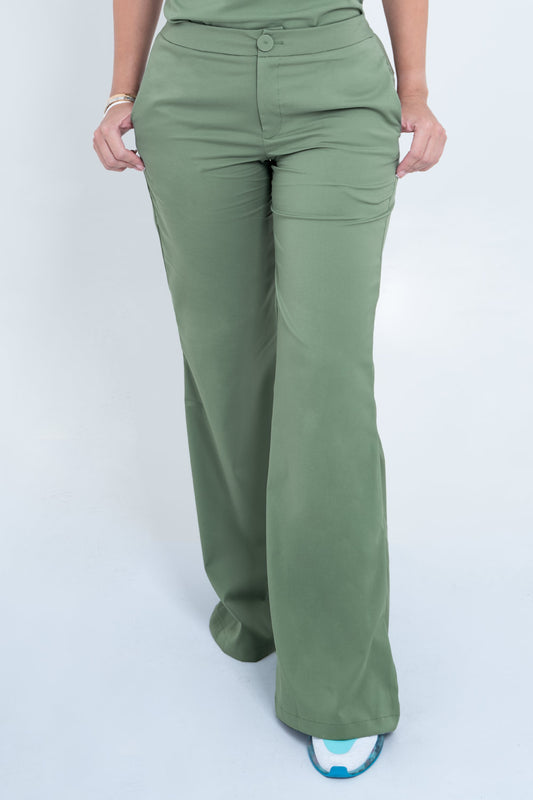 Leticia Olive Green Trousers