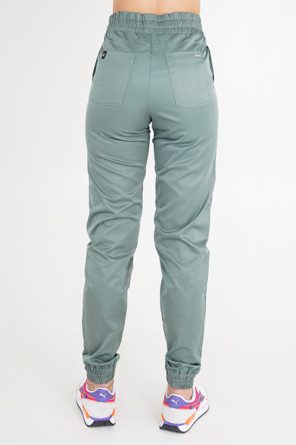 Pantalón Wrink Verde