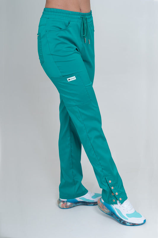 Turquoise Green Roma Trousers