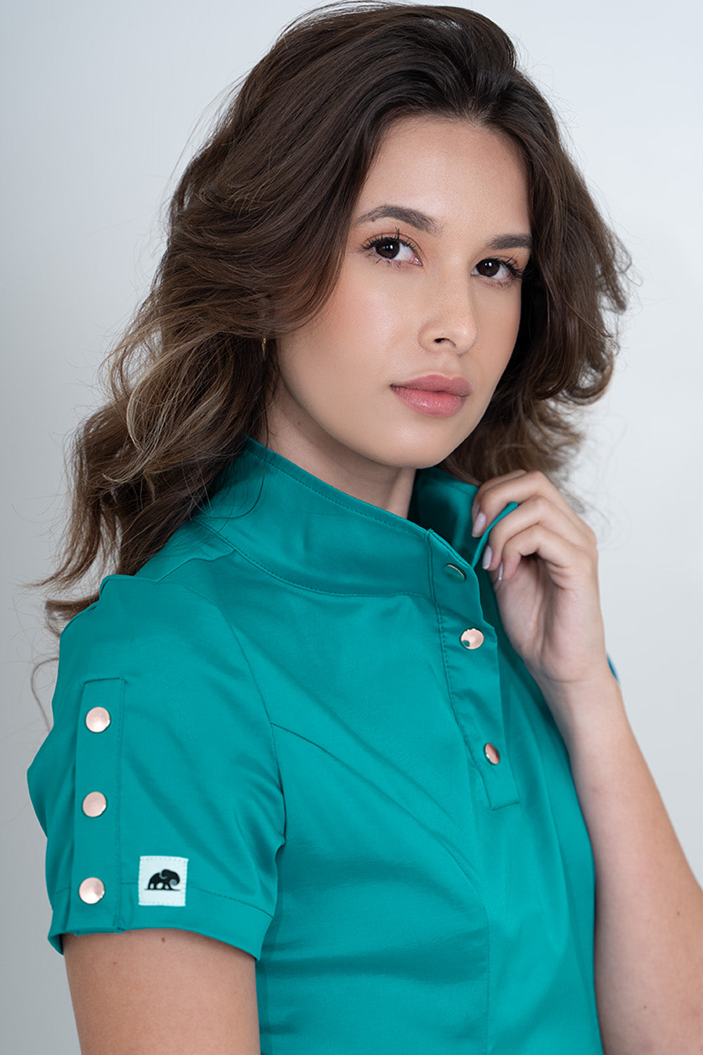 Turquoise Green Roma Shirt