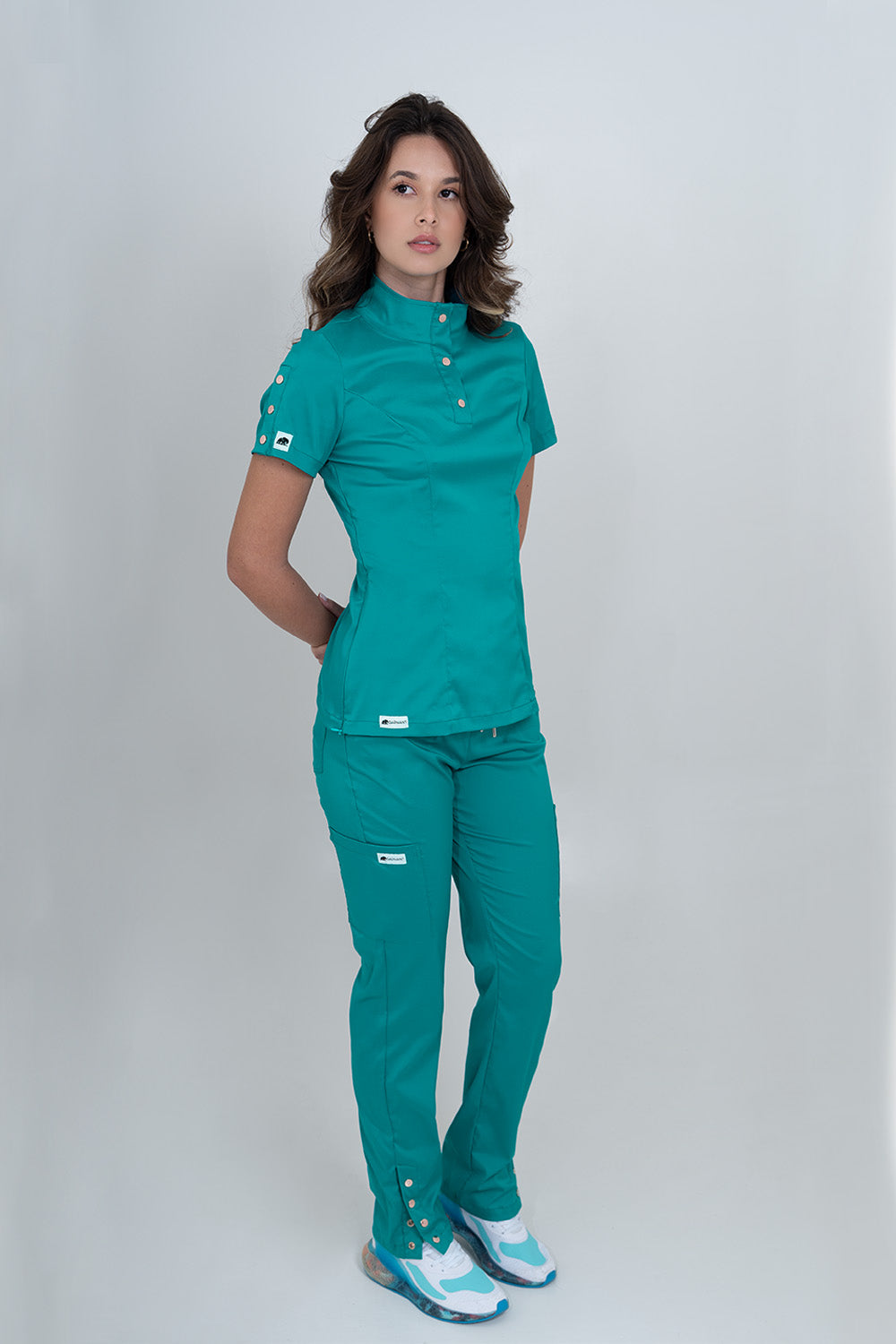 Turquoise Green Roma Trousers